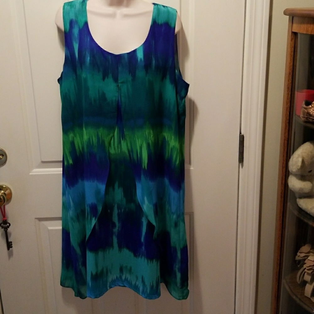 Pretty Summer Dress with Overlay